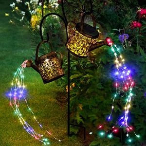 Merear Solar Color Changing Watering Can Lights