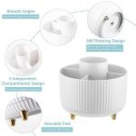 Cute 5-Slot Rotating Desk Pencil Holder