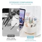 Cute 5-Slot Rotating Desk Pencil Holder