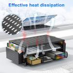 Desk Organizer with Drawer and Pen Holders