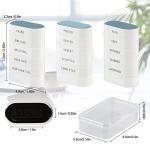 Versatile 5-in-1 Office Stamp Set - Red Ink