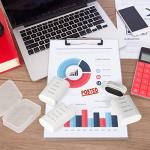 Versatile 5-in-1 Office Stamp Set - Red Ink