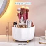 Cute 5-Slot Rotating Desk Pencil Holder
