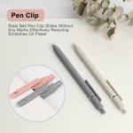 FIOVER 5pcs Quick Dry Black Gel Pens