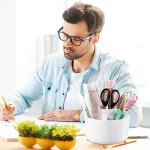 Cute 5-Slot Rotating Desk Pencil Holder