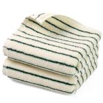 Green Striped Hand Towels for Kitchen and Bath