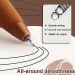 Kawaii Coffee Gel Pens Set with Highlighter