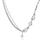 Y2K Irregular Star & Moonlight Pendant Necklace