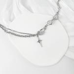 Y2K Irregular Star & Moonlight Pendant Necklace