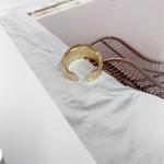 Vintage Gold Venus Half Face Adjustable Ring