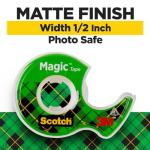 Invisible Scotch Magic Tape - 6 Rolls with Dispensers