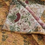 Antique Chic Patchwork Throw Blanket, 50" x 60