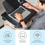 LapGear Pro Lap Desk with Mouse Pad and Wrist Rest