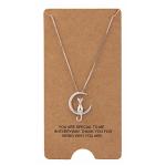 Moon Cat Pendant Necklace with Gold Accents