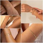 Trendy Gold Bracelet Set for Women