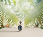 Lucky Clover Necklace with Heart Charms for Friends