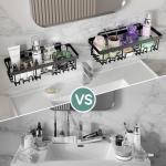 Veken Waterproof Shower Caddy 6-Pack, No Drilling