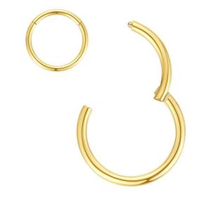 ORANGELOVE Hypoallergenic Surgical Steel Nose Rings