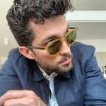 Dainty Moissanite Stud Earrings in White Gold