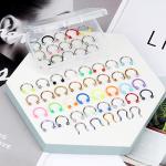 80 Pcs Septum Rings Horseshoe Nose Hoops