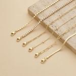 Trendy 14K Gold Plated Stackable Bracelets Set