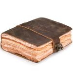 Vintage Leather Bound Journal with Lock Closure