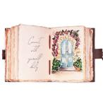 Vintage Leather Bound Journal with Lock Closure