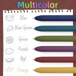 Vibrant 6-Pack Fine Point Gel Pens