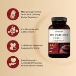 Red Yeast Rice 2,400mg with CoQ10, 240 Capsules
