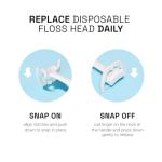 Mint Flosser Refill Heads for Tough Areas