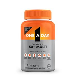 One A Day Women's 50+ Multivitamins, 100 Count