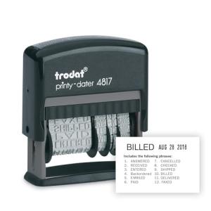 Trodat Printy 4817 Self-Inking Date Stamp