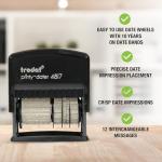 Trodat Printy 4817 Self-Inking Date Stamp