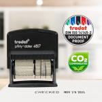 Trodat Printy 4817 Self-Inking Date Stamp