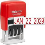 MaxMark 2000 Red Self-Inking Date Stamp