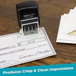 MaxMark 2000 Red Self-Inking Date Stamp