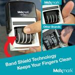 MaxMark 2000 Red Self-Inking Date Stamp