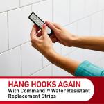 Command Bath Water Resistant Strips, 1 Pack