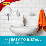 Waterproof Command Bath Soap Dish with Adhesive