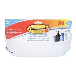 3M Command Shower Caddy with Water-Resistant Strips