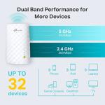 TP-Link Dual Band WiFi Extender with Ethernet Port