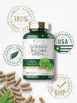 Carlyle Extra Strength Ginkgo Biloba Capsules 6000mg