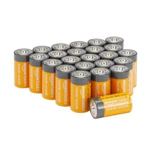 24-Pack C Cell Alkaline Batteries - Long Lasting