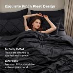 Black Queen Comforter Set - 7 Pieces, Soft Touch