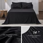 Black Queen Comforter Set - 7 Pieces, Soft Touch