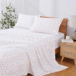 Soft Microfiber Queen Sheets Set in Ivory