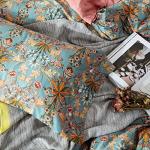 Vintage Garden Flower Duvet Cover Set, Queen Size