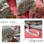 Vintage Garden Flower Duvet Cover Set, Queen Size