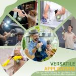 Glass Plant Mister Bottle - 13.5 oz, Adjustable Nozzle