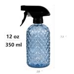 Gem Pattern Glass Plant Spray Bottle - 12Oz